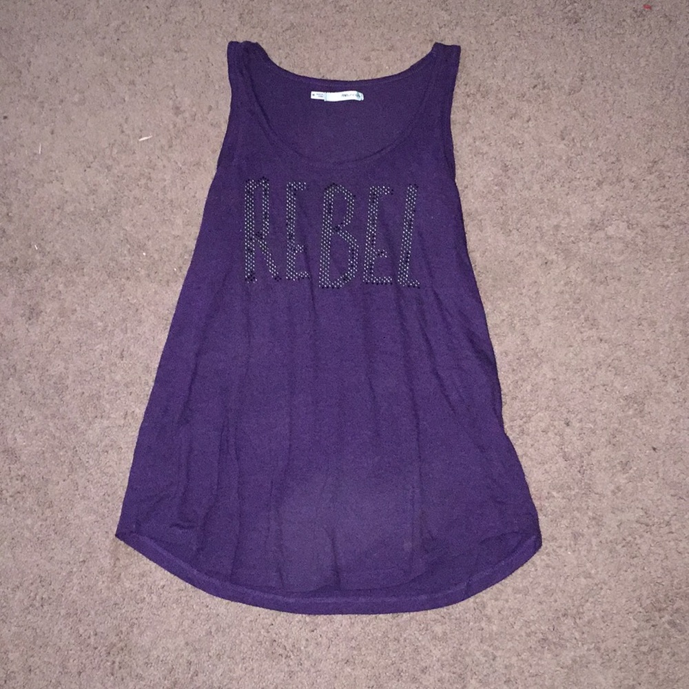 Purple “Rebel” tank top